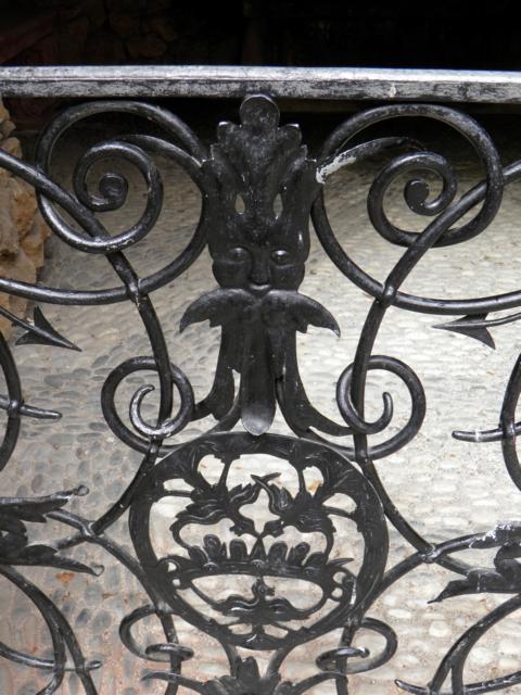 Schmiedeeisernes Gitter im Schloss Eggenberg, Graz
