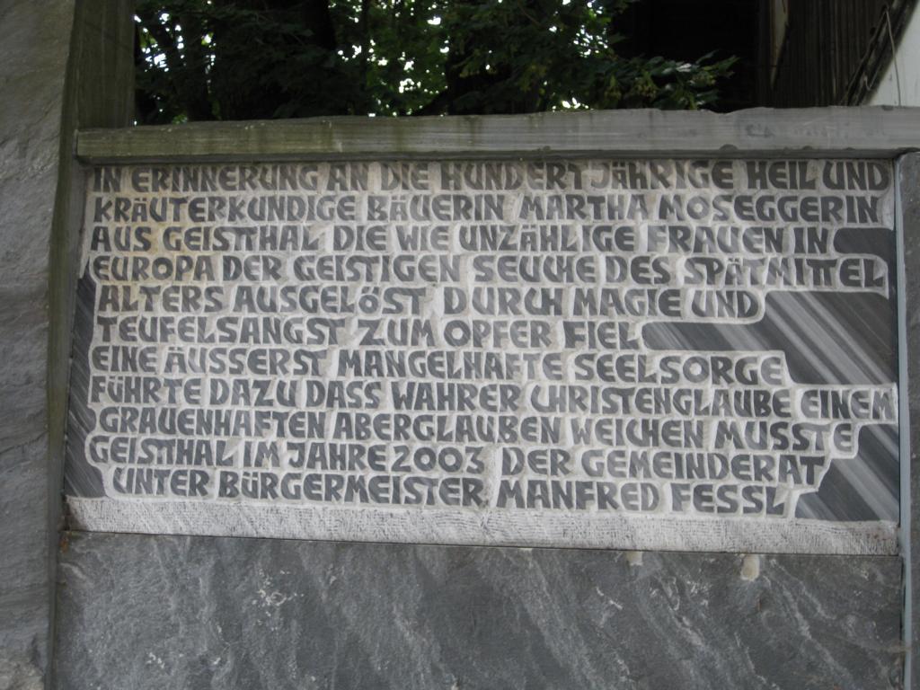 Inschrift am Frauenbrunnen