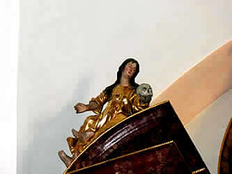 Figur am Altar in St. Veit/Graz
